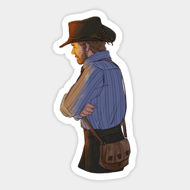 Little Arthur Sticker by Matlasaya